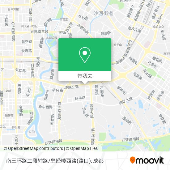 南三环路二段辅路/皇经楼西路(路口)地图