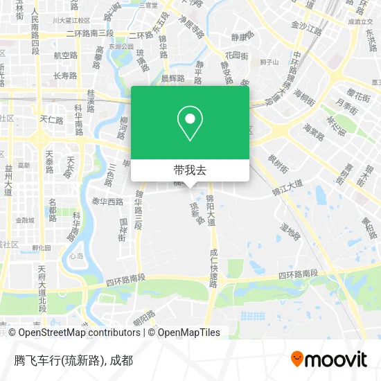 腾飞车行(琉新路)地图