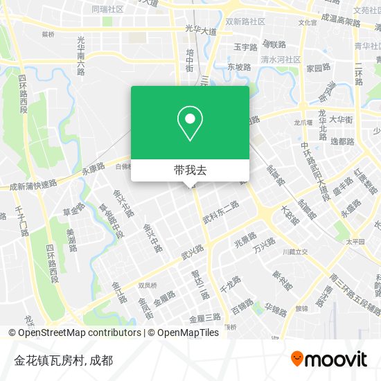 金花镇瓦房村地图
