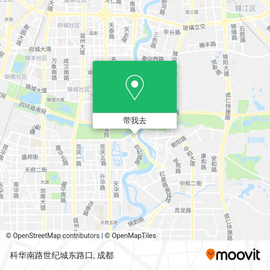 科华南路世纪城东路口地图