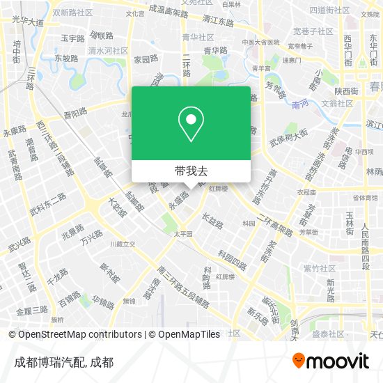 成都博瑞汽配地图