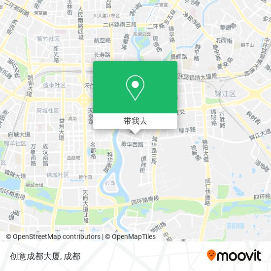 创意成都大厦地图