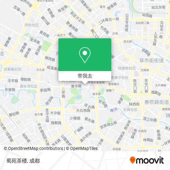 蜀苑茶楼地图
