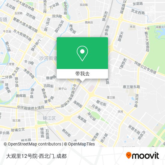 大观里12号院-西北门地图