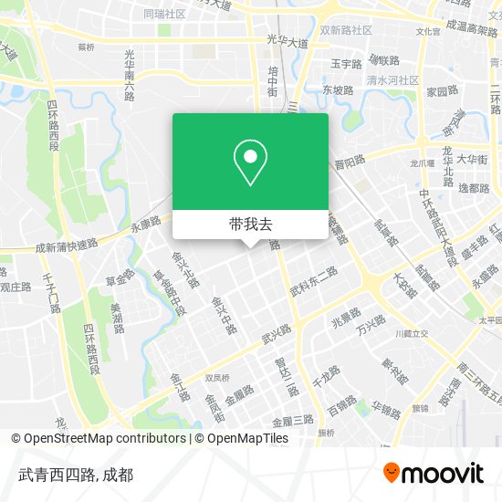 武青西四路地图
