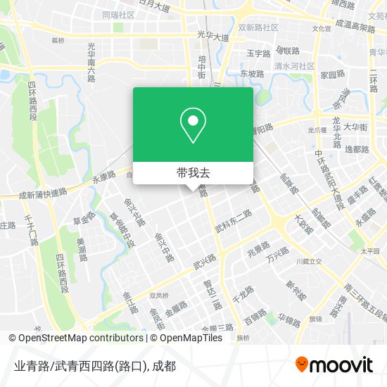 业青路/武青西四路(路口)地图
