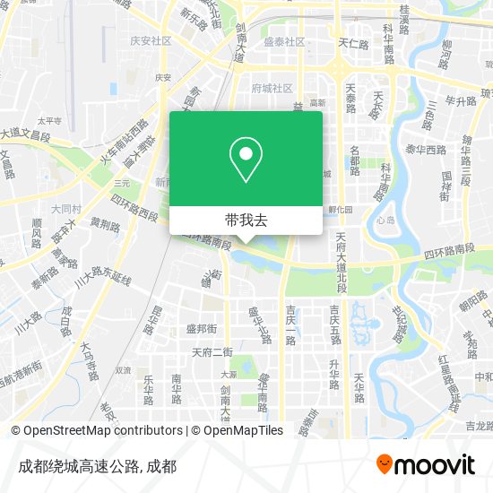 成都绕城高速公路地图
