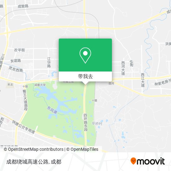 成都绕城高速公路地图
