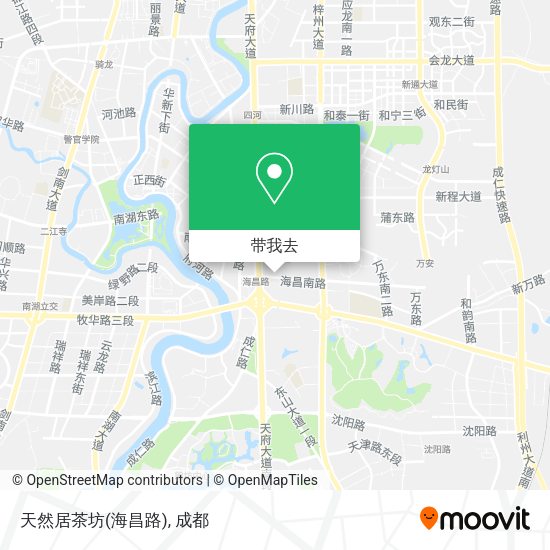 天然居茶坊(海昌路)地图