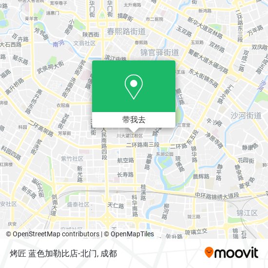 烤匠 蓝色加勒比店-北门地图