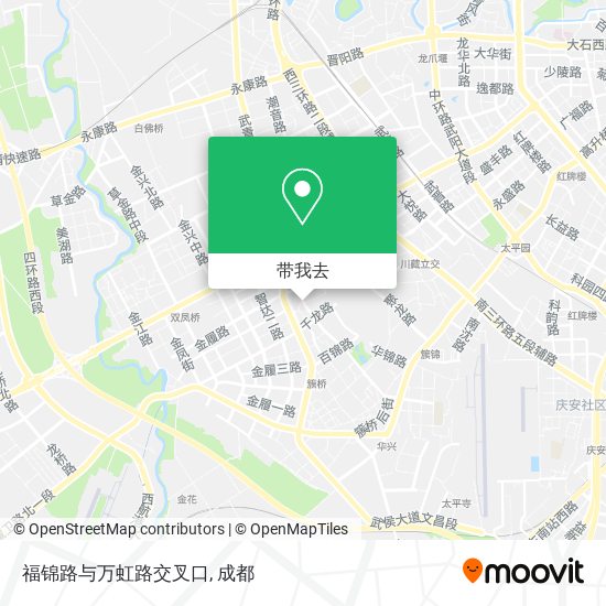 福锦路与万虹路交叉口地图