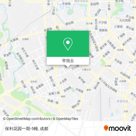 保利花园一期-5幢地图