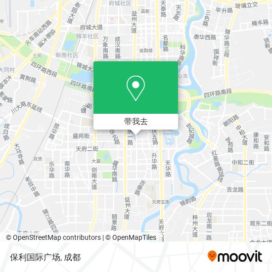 保利国际广场地图