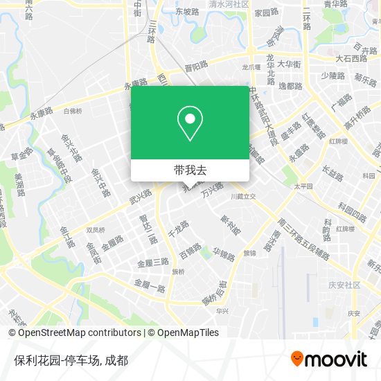 保利花园-停车场地图