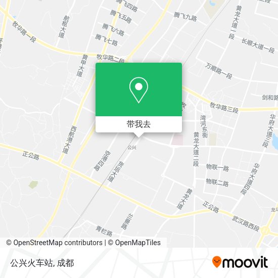 公兴火车站地图