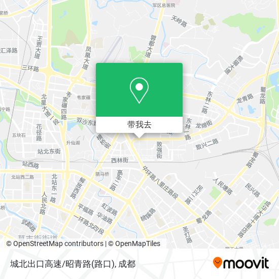 城北出口高速/昭青路(路口)地图