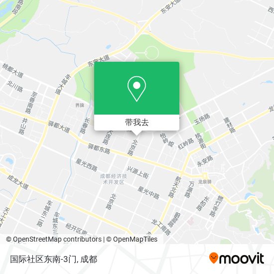 国际社区东南-3门地图