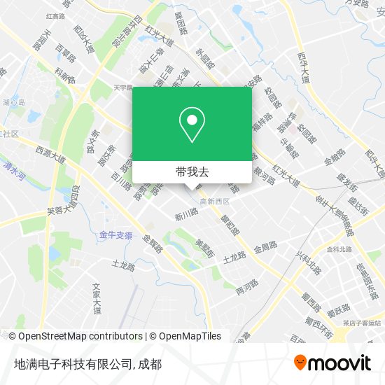 地满电子科技有限公司地图