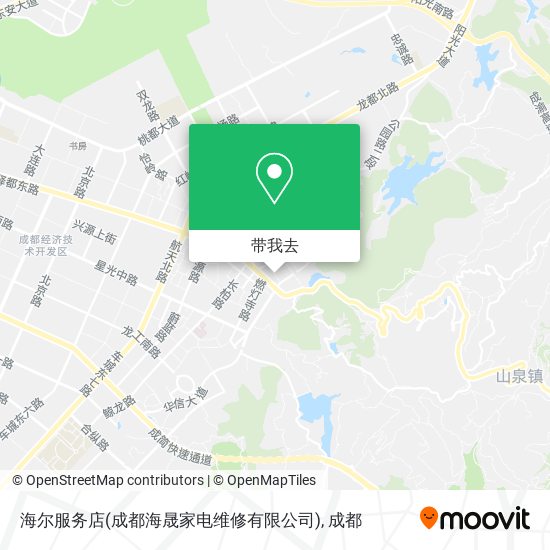 海尔服务店(成都海晟家电维修有限公司)地图