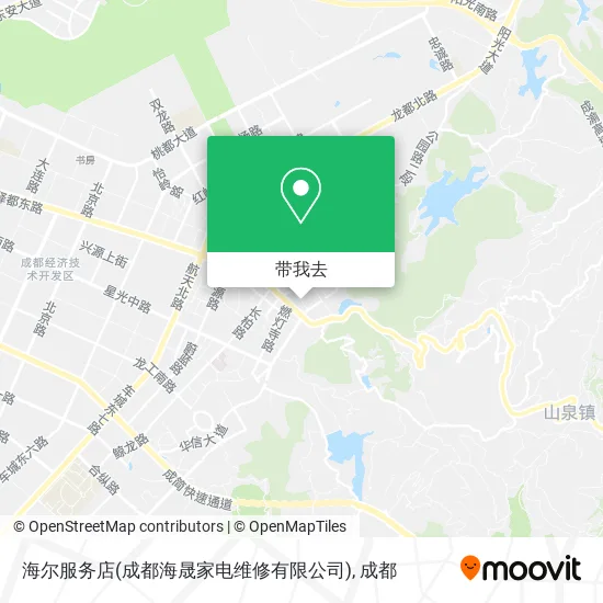海尔服务店(成都海晟家电维修有限公司)地图