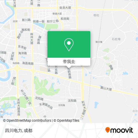 四川电力地图