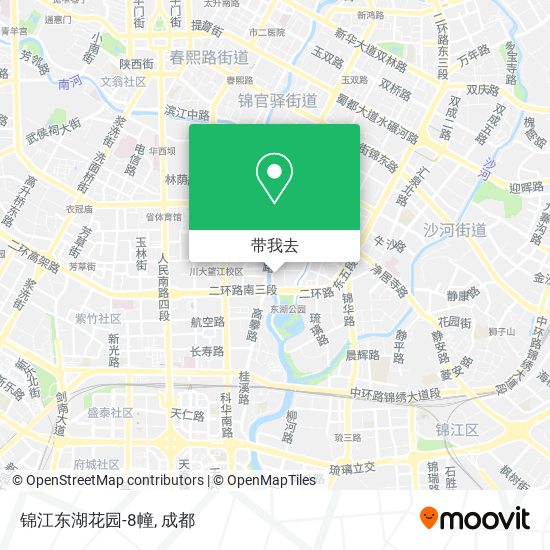 锦江东湖花园-8幢地图