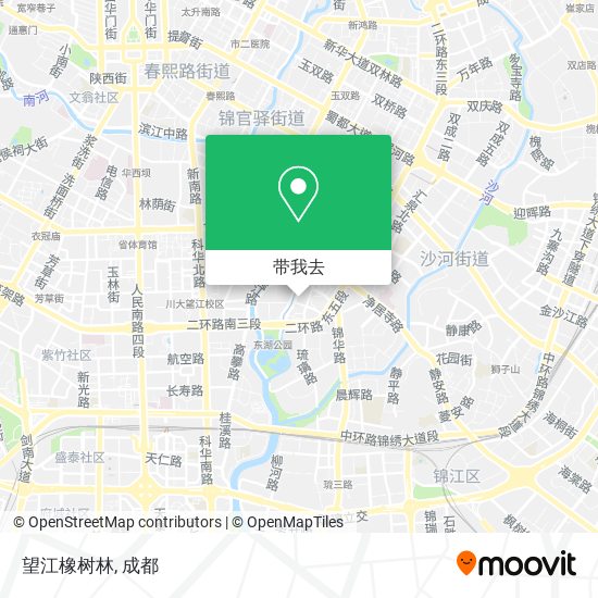 望江橡树林地图