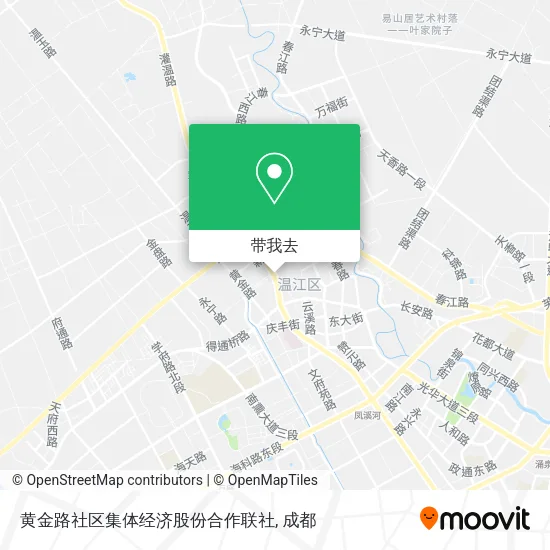 黄金路社区集体经济股份合作联社地图