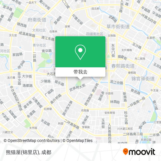 熊猫屋(锦里店)地图