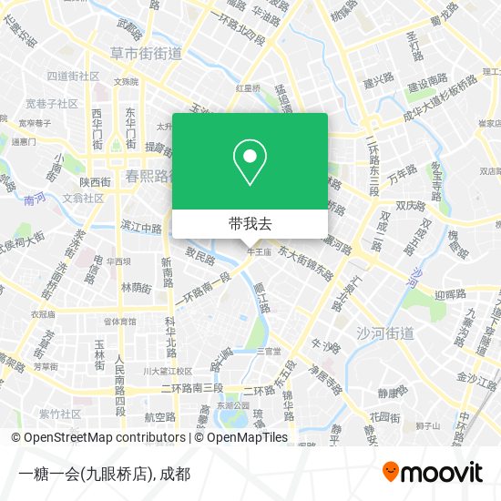 一糖一会(九眼桥店)地图