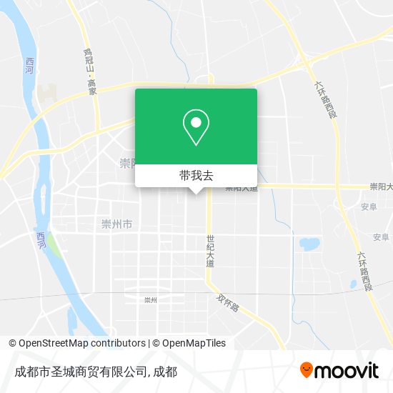 成都市圣城商贸有限公司地图