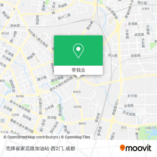 壳牌崔家店路加油站-西2门地图