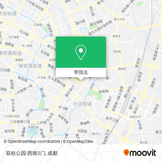双桂公园-西南2门地图