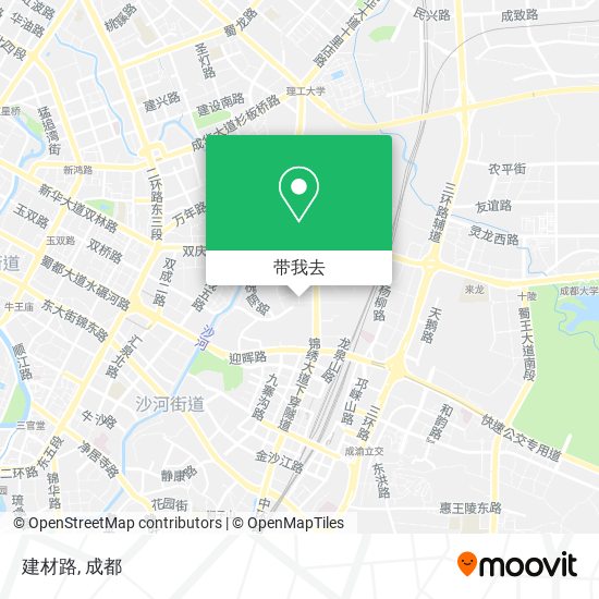 建材路地图