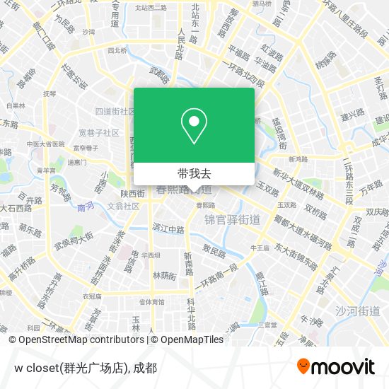 w closet(群光广场店)地图