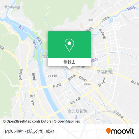 阿坝州林业储运公司地图