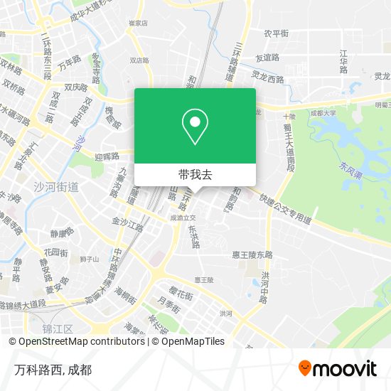 万科路西地图