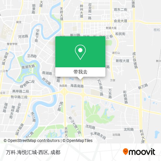 万科.海悦汇城-西区地图