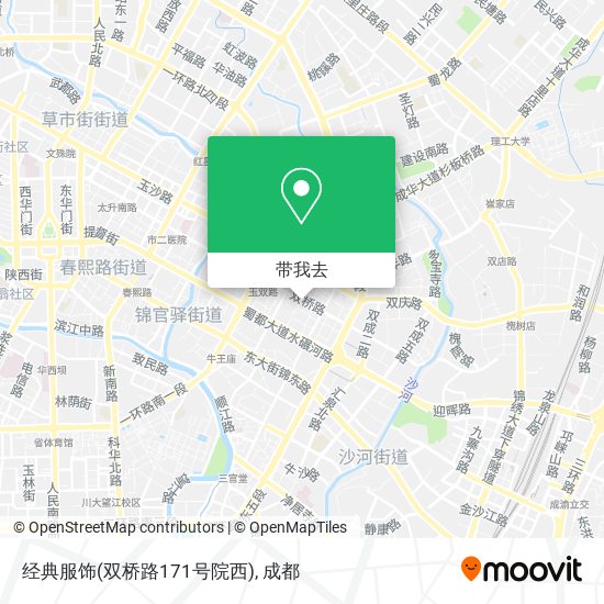 经典服饰(双桥路171号院西)地图