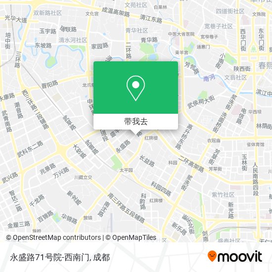 永盛路71号院-西南门地图