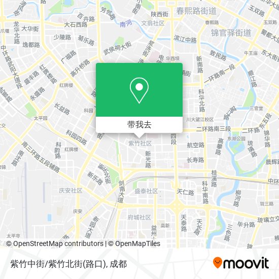 紫竹中街/紫竹北街(路口)地图