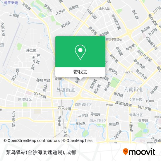 菜鸟驿站(金沙海棠速递易)地图