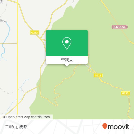 二峨山地图