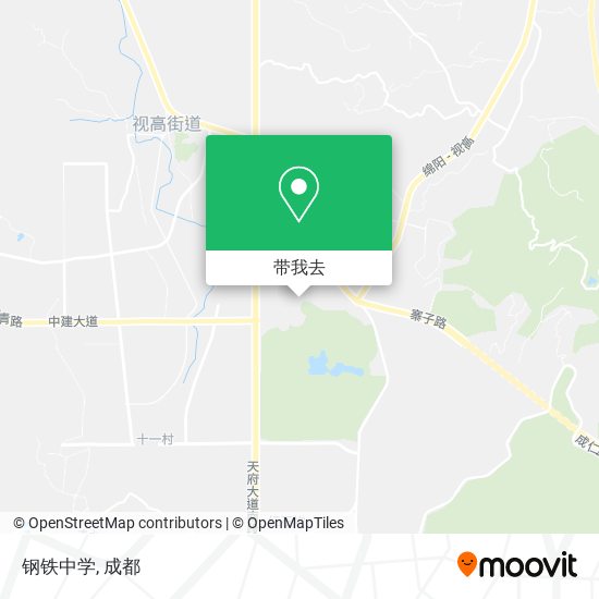钢铁中学地图