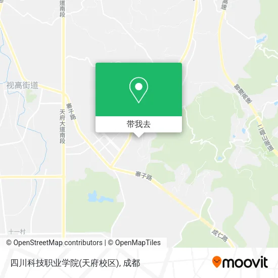 四川科技职业学院(天府校区)地图