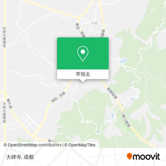大碑寺地图