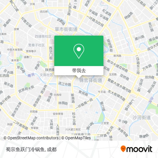 蜀宗鱼跃门冷锅鱼地图