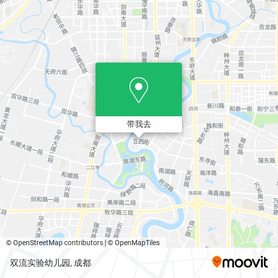 双流实验幼儿园地图
