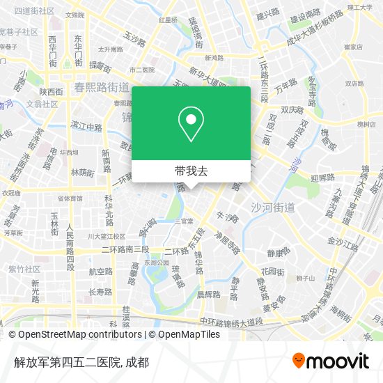 解放军第四五二医院地图