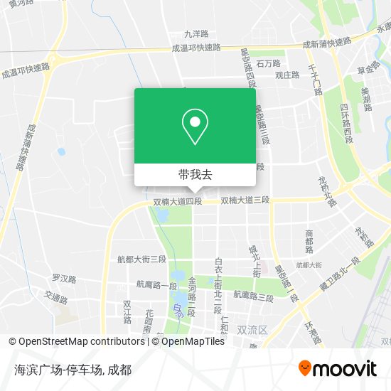 海滨广场-停车场地图